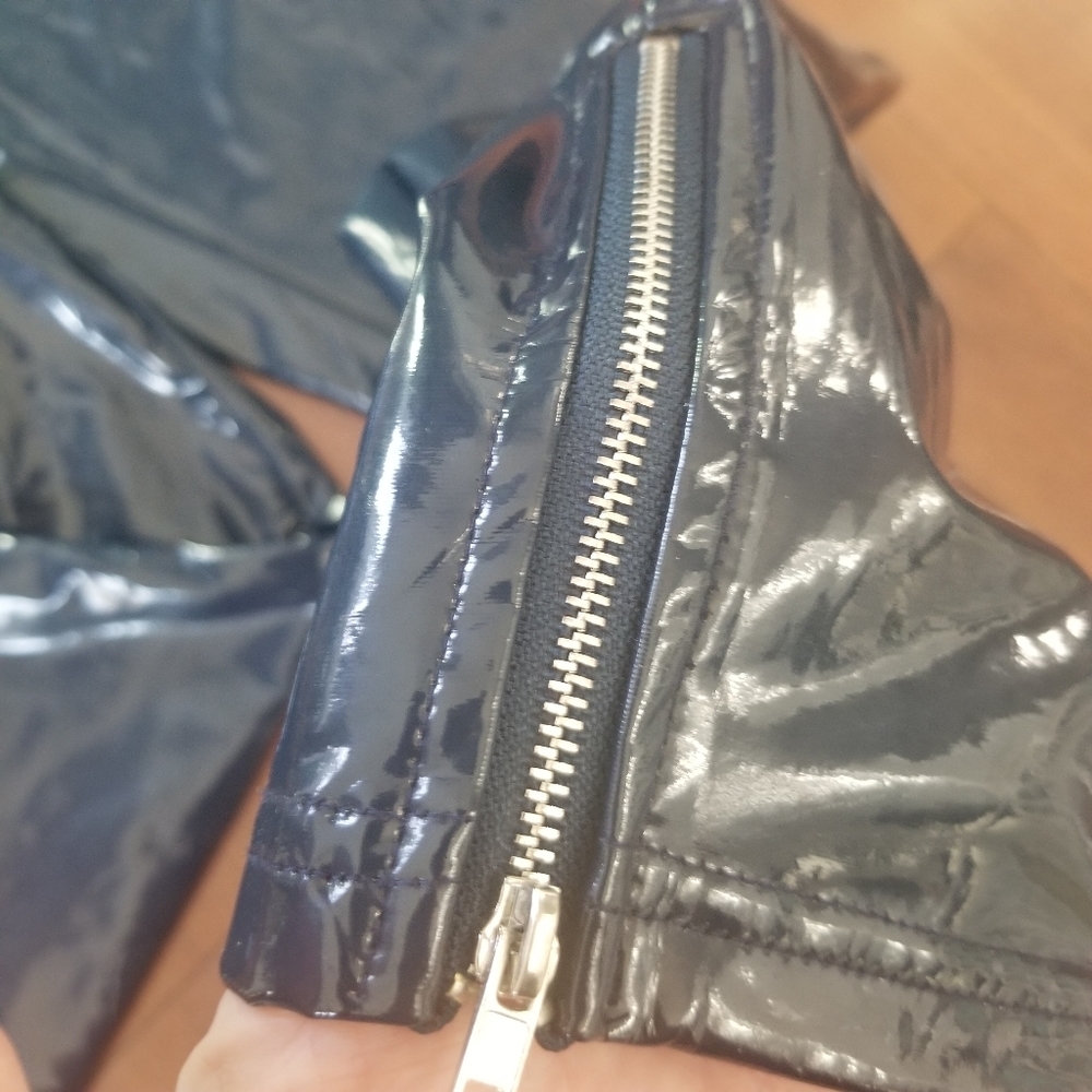 Vinyl navy pants - Picture 15 of 16